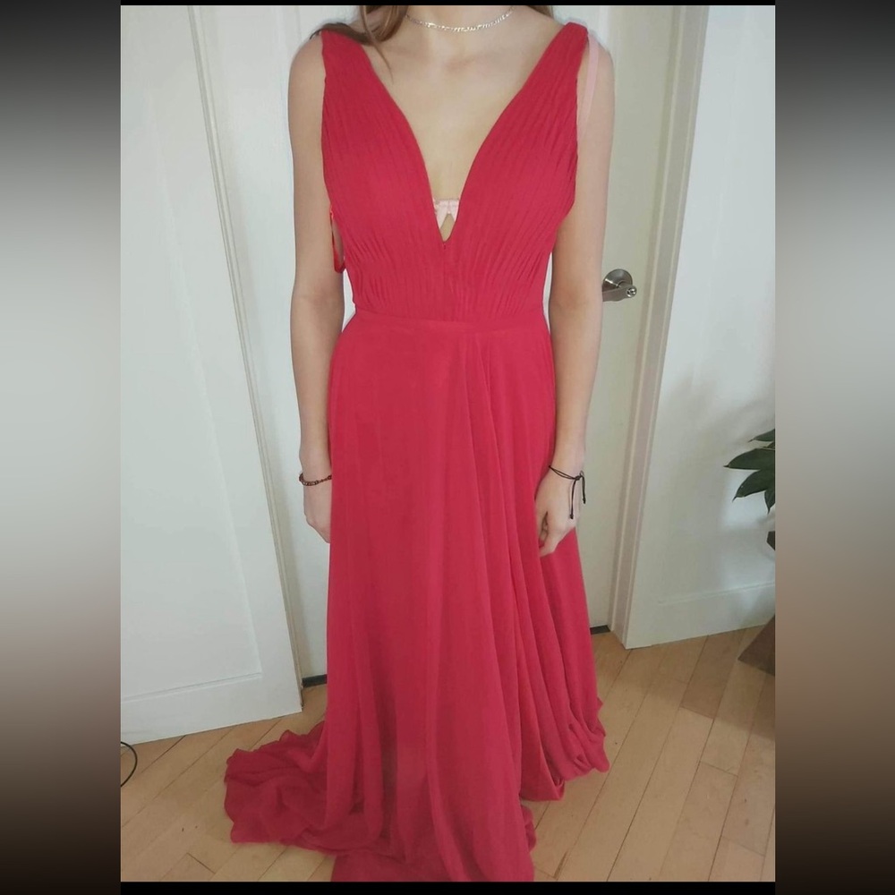 Red dress